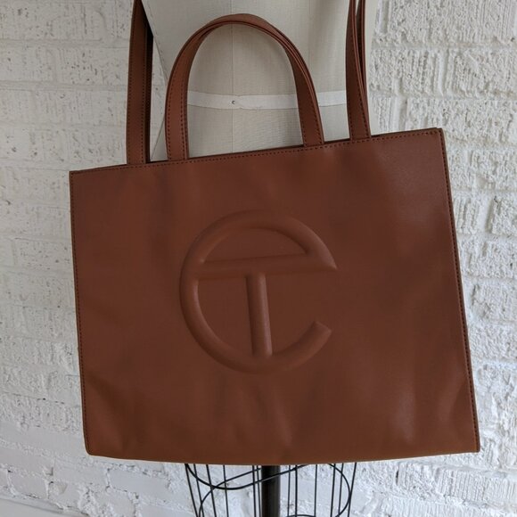 NEW TELFAR BAG LARGE CHESTNUT - Picture 1 of 12